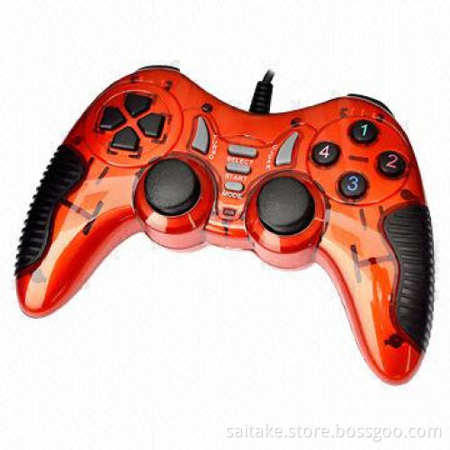 PC USB Double Vibration Game Controller/Joystick, Compatible with Microsoft's Windows 8